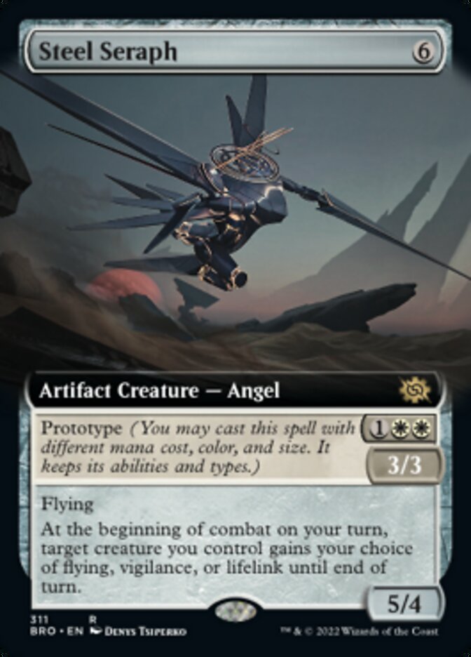 Steel Seraph (Extended Art) [The Brothers' War] | Enigma On Main