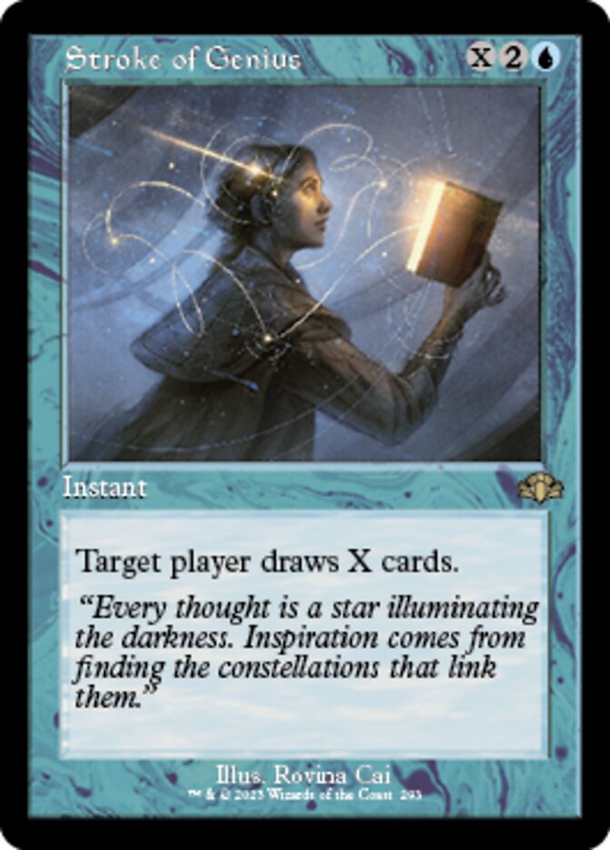 Stroke of Genius (Retro) [Dominaria Remastered] | Enigma On Main