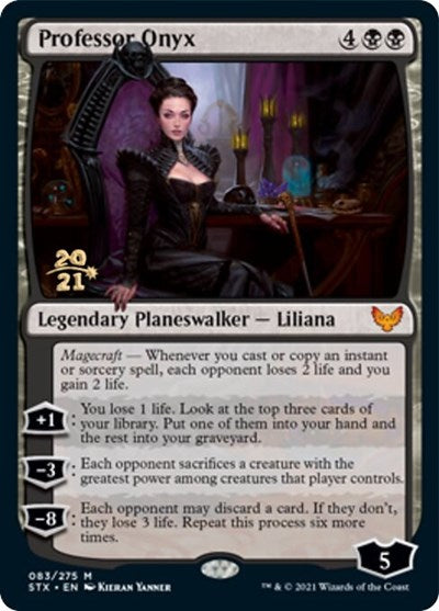 Professor Onyx [Strixhaven: School of Mages Prerelease Promos] | Enigma On Main