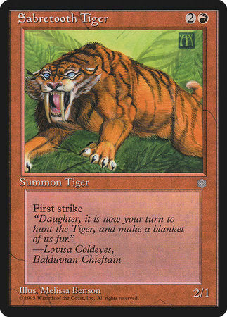 Sabretooth Tiger [Ice Age] | Enigma On Main