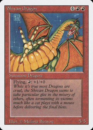 Shivan Dragon [Revised Edition] | Enigma On Main