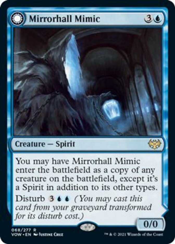 Mirrorhall Mimic // Ghastly Mimicry [Innistrad: Crimson Vow] | Enigma On Main