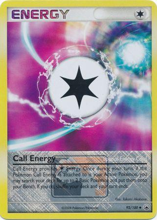 Call Energy (92/100) (League Promo) [Diamond & Pearl: Majestic Dawn] | Enigma On Main