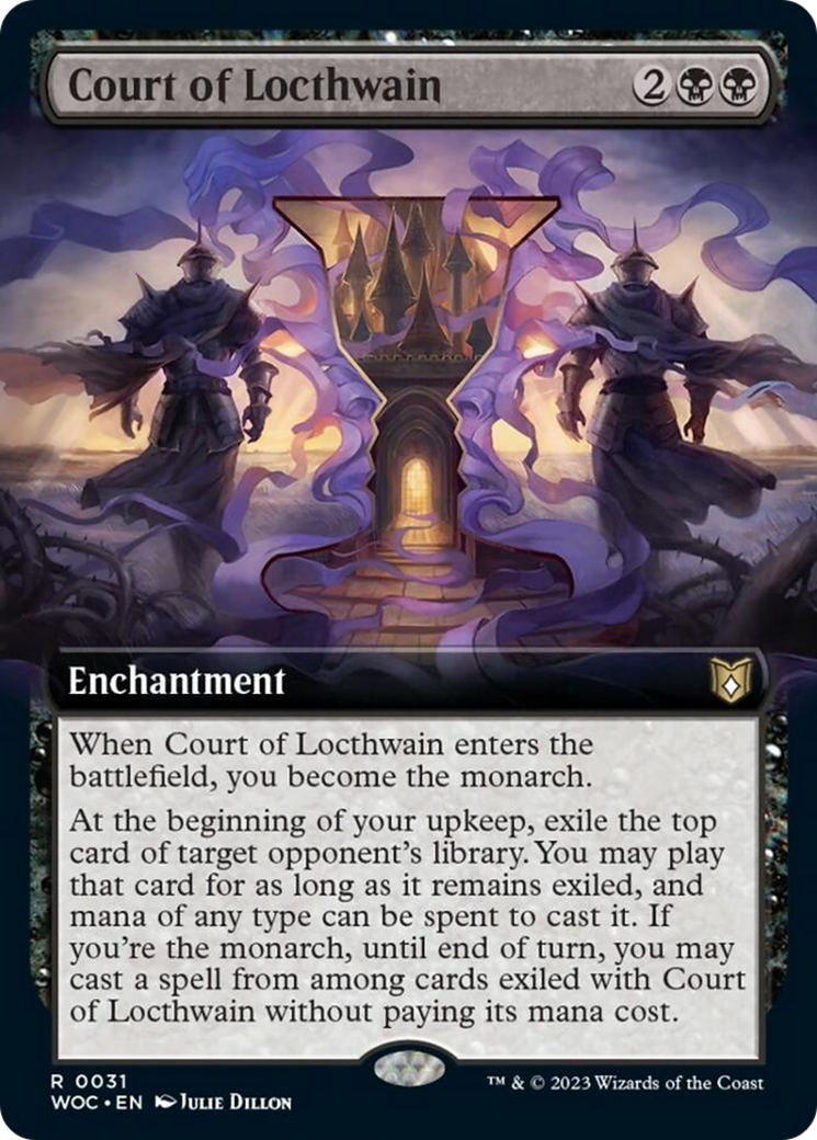 Court of Locthwain (Extended Art) [Wilds of Eldraine Commander] | Enigma On Main