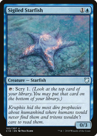 Sigiled Starfish [Commander 2018] | Enigma On Main