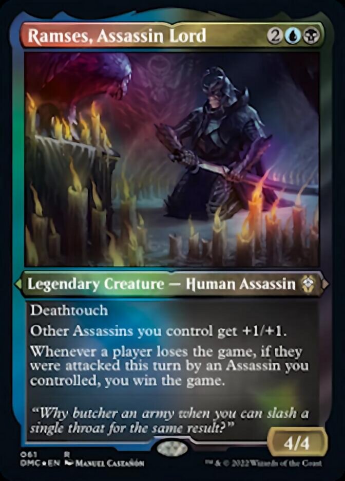 Ramses, Assassin Lord (Foil Etched) [Dominaria United Commander] | Enigma On Main