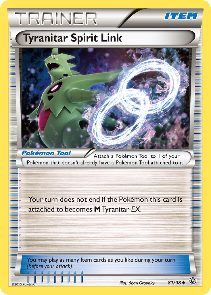 Tyranitar Spirit Link (81/98) [XY: Ancient Origins] | Enigma On Main