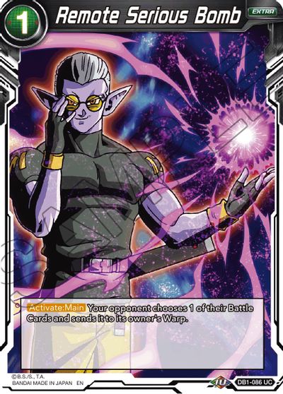 Remote Serious Bomb (Reprint) (DB1-086) [Battle Evolution Booster] | Enigma On Main