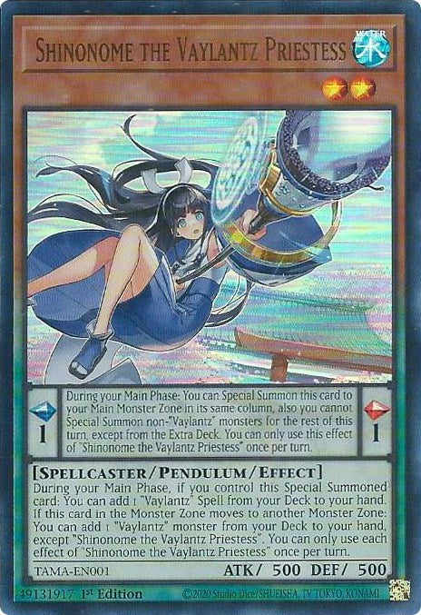 Shinonome the Vaylantz Priestess [TAMA-EN001] Ultra Rare | Enigma On Main