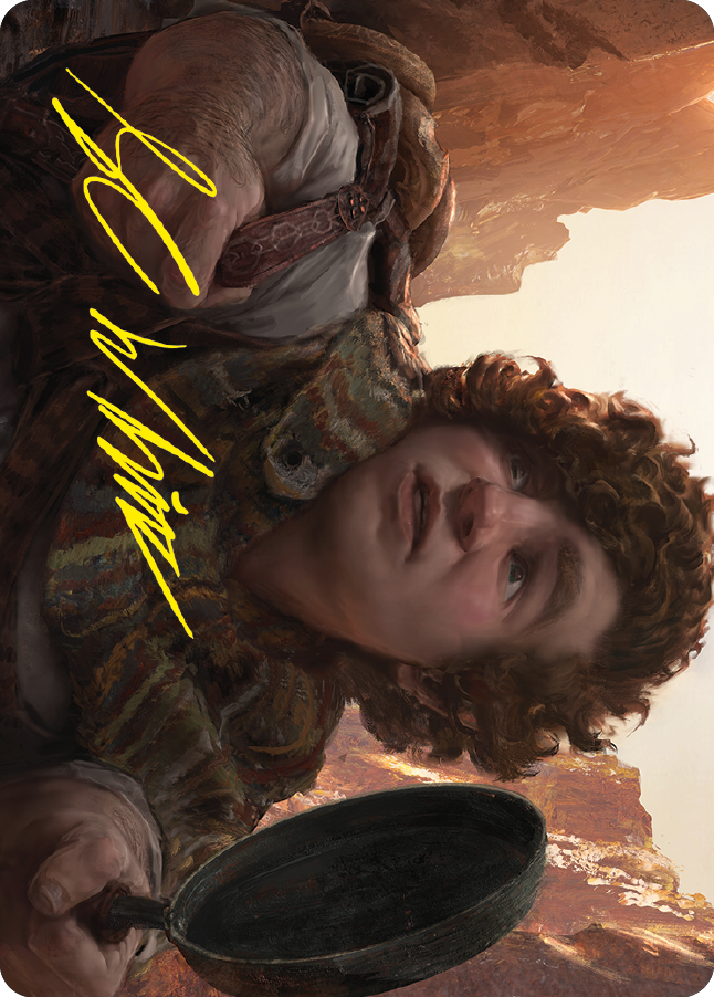 Sam, Loyal Attendant Art Card (Gold-Stamped Signature) [The Lord of the Rings: Tales of Middle-earth Art Series] | Enigma On Main