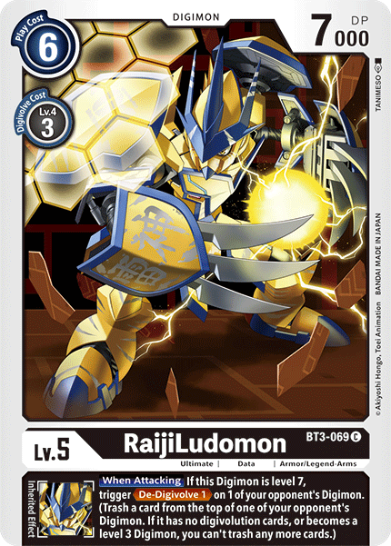 RaijiLudomon [BT3-069] [Release Special Booster Ver.1.5] | Enigma On Main