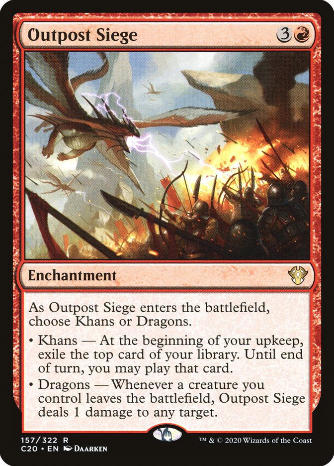 Outpost Siege [Commander 2020] | Enigma On Main
