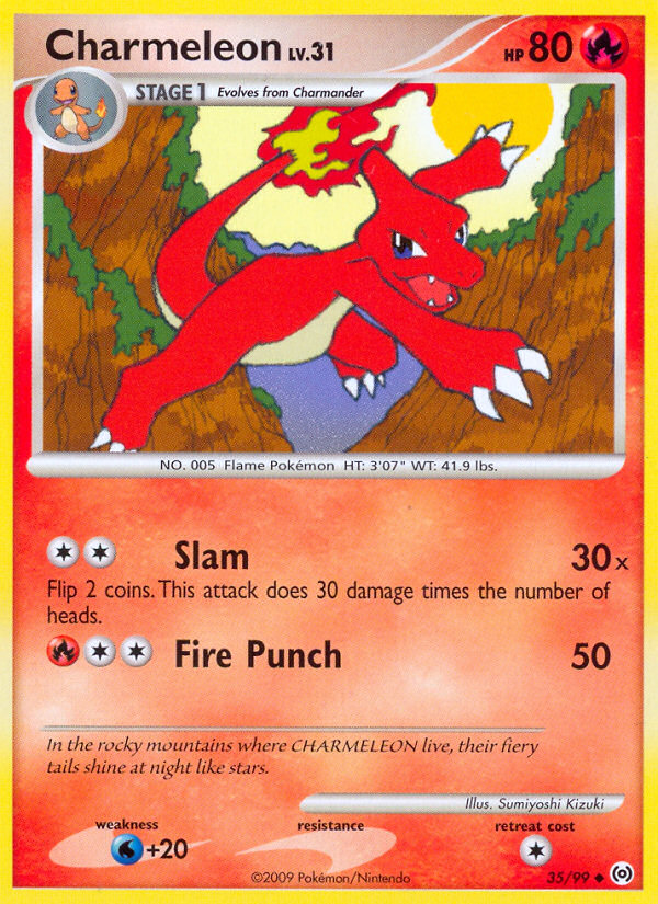 Charmeleon (35/99) [Platinum: Arceus] | Enigma On Main