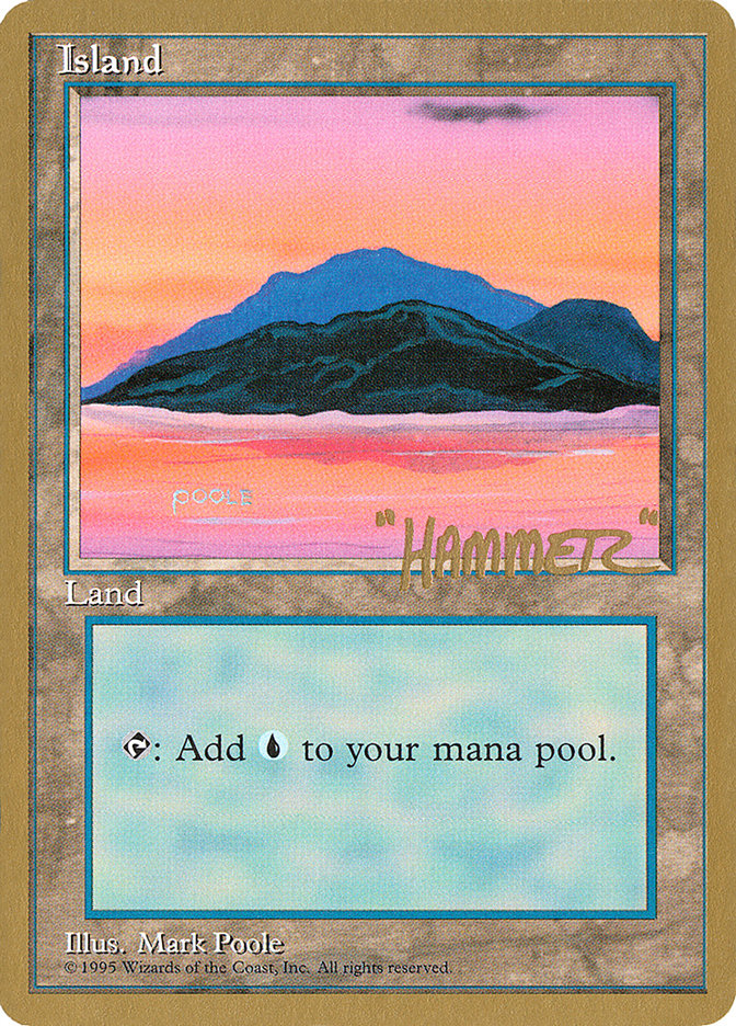 Island (shr369) (Shawn "Hammer" Regnier) [Pro Tour Collector Set] | Enigma On Main