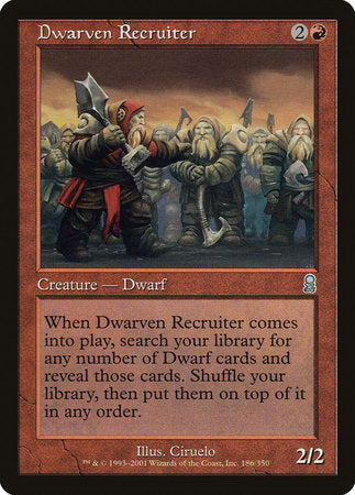Dwarven Recruiter [Odyssey] | Enigma On Main