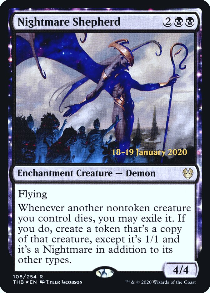 Nightmare Shepherd [Theros Beyond Death Prerelease Promos] | Enigma On Main