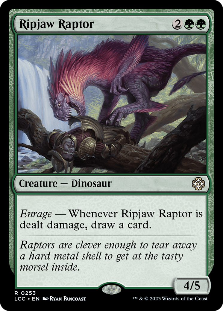 Ripjaw Raptor [The Lost Caverns of Ixalan Commander] | Enigma On Main