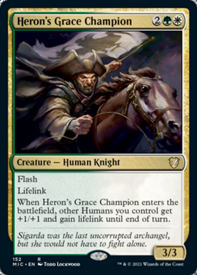 Heron's Grace Champion [Innistrad: Midnight Hunt Commander] | Enigma On Main