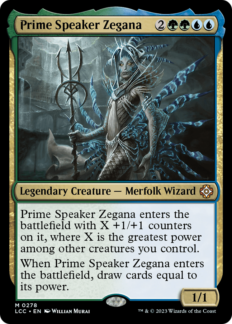 Prime Speaker Zegana [The Lost Caverns of Ixalan Commander] | Enigma On Main