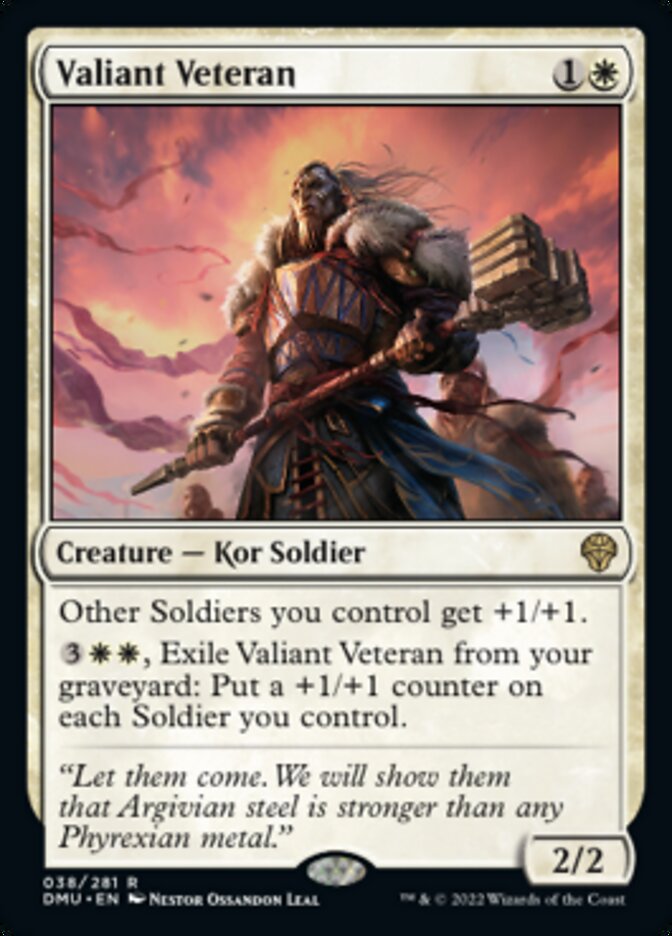 Valiant Veteran [Dominaria United] | Enigma On Main