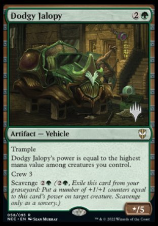 Dodgy Jalopy (Promo Pack) [Streets of New Capenna Commander Promos] | Enigma On Main