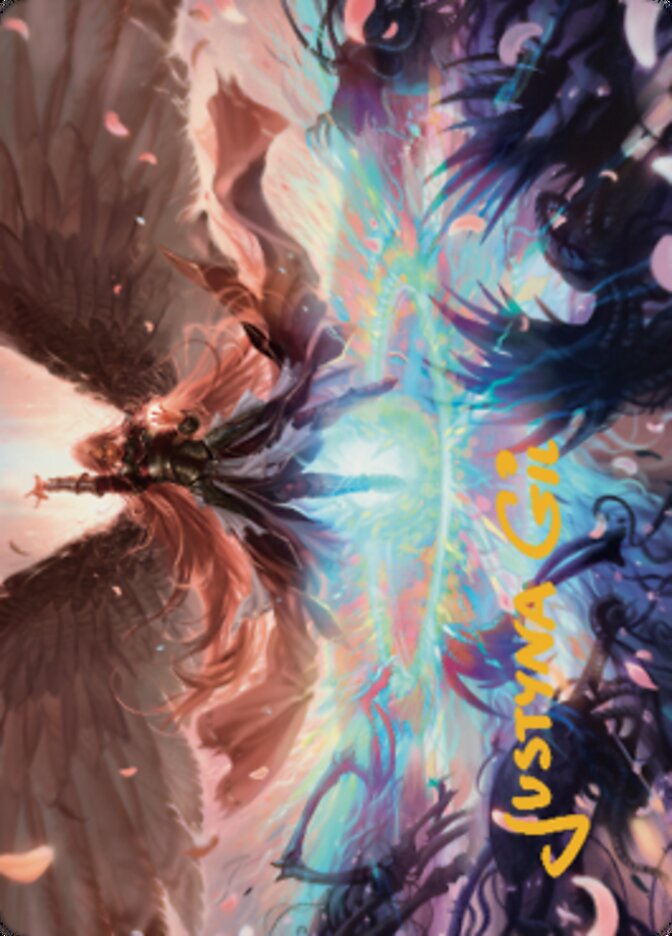 Iridian Maelstrom Art Card (Gold-Stamped Signature) [Dominaria United Art Series] | Enigma On Main