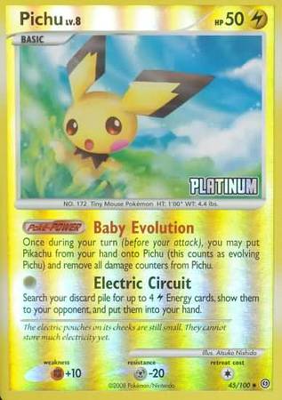 Pichu (45/100) [Burger King Promos: 2009 Collection] | Enigma On Main