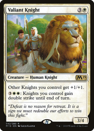 Valiant Knight [Core Set 2019] | Enigma On Main