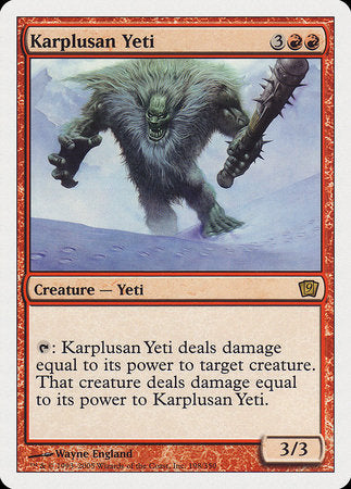 Karplusan Yeti [Ninth Edition] | Enigma On Main