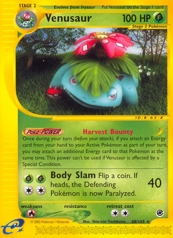Venusaur (68/165) [Expedition: Base Set] | Enigma On Main