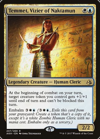 Temmet, Vizier of Naktamun [Amonkhet] | Enigma On Main