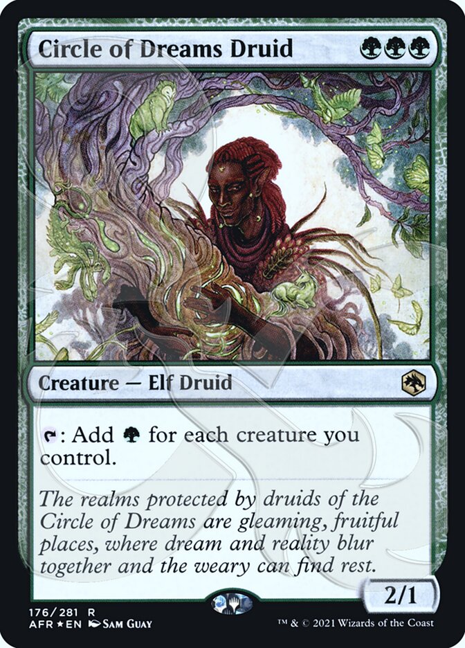 Circle of Dreams Druid (Ampersand Promo) [Dungeons & Dragons: Adventures in the Forgotten Realms Promos] | Enigma On Main