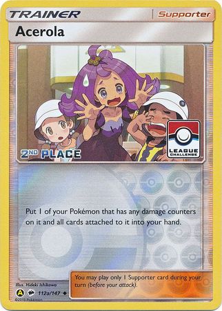 Acerola (112a/147) (League Promo 2nd Place) [Sun & Moon: Burning Shadows] | Enigma On Main