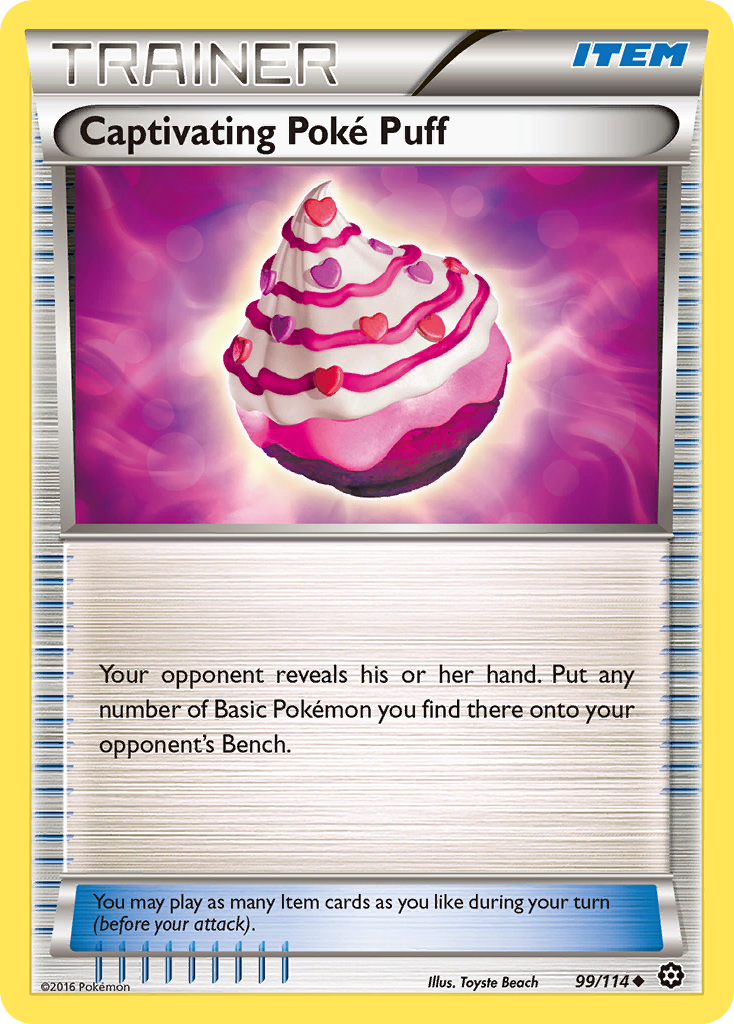 Captivating Poke Puff (99/114) [XY: Steam Siege] | Enigma On Main