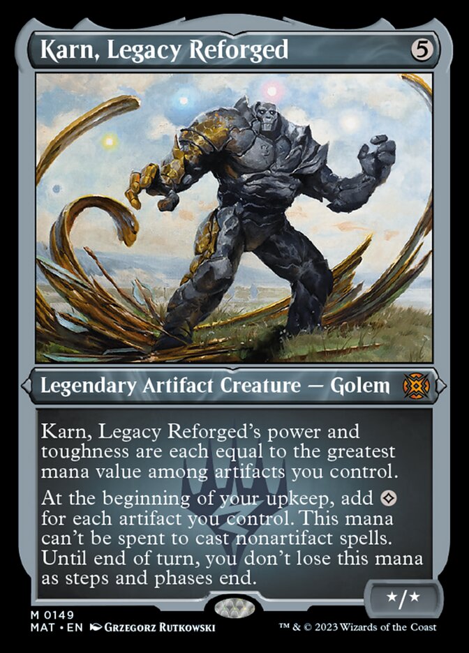 Karn, Legacy Reforged (Foil Etched) [March of the Machine: The Aftermath] | Enigma On Main