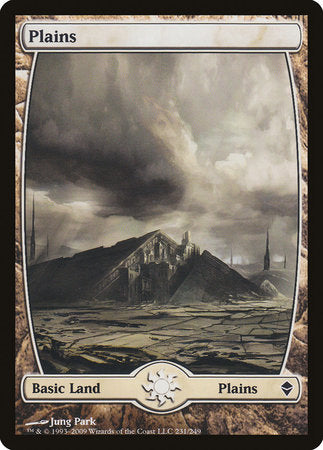 Plains (231) - Full Art [Zendikar] | Enigma On Main