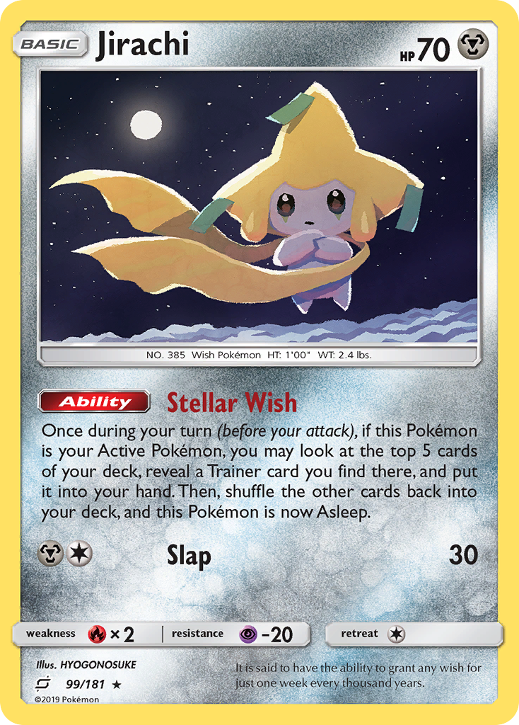 Jirachi (99/181) [Sun & Moon: Team Up] | Enigma On Main