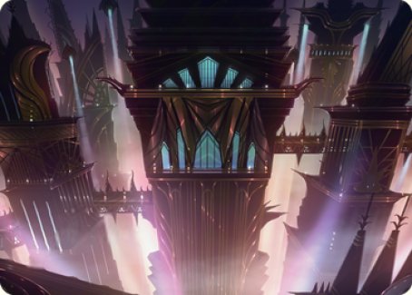 Skybridge Towers Art Card [Streets of New Capenna Art Series] | Enigma On Main