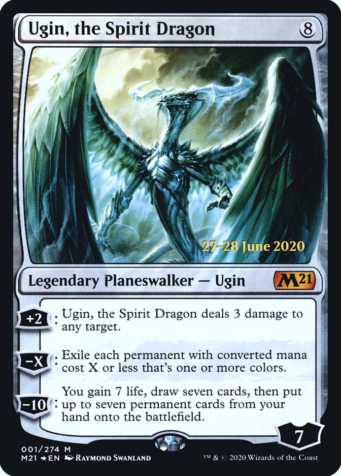 Ugin, the Spirit Dragon  [Core Set 2021 Prerelease Promos] | Enigma On Main