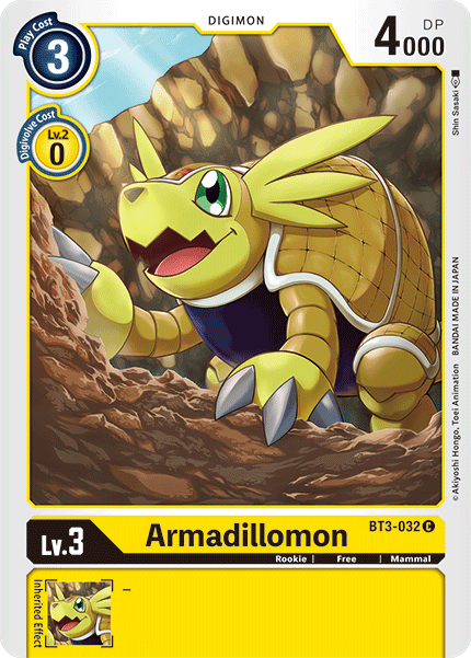 Armadillomon [BT3-032] [Release Special Booster Ver.1.5] | Enigma On Main