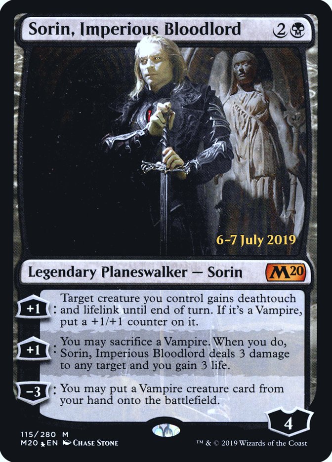 Sorin, Imperious Bloodlord  [Core Set 2020 Prerelease Promos] | Enigma On Main