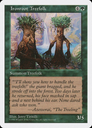 Ironroot Treefolk [Fifth Edition] | Enigma On Main