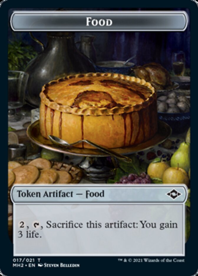 Food Token (#17) // Phyrexian Germ Token [Modern Horizons 2 Tokens] | Enigma On Main