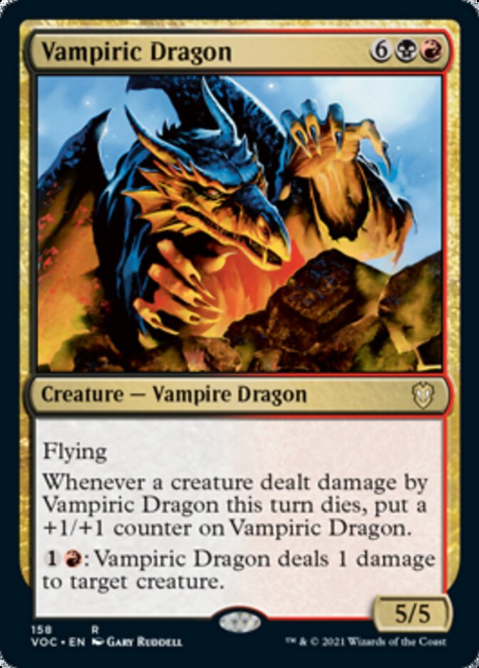 Vampiric Dragon [Innistrad: Crimson Vow Commander] | Enigma On Main