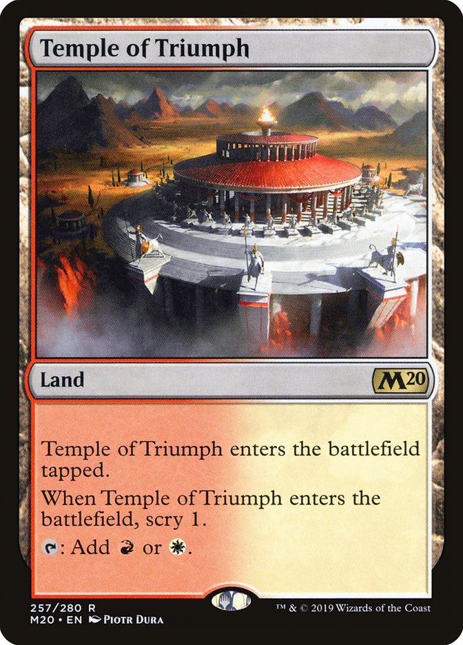 Temple of Triumph [Core Set 2020] | Enigma On Main