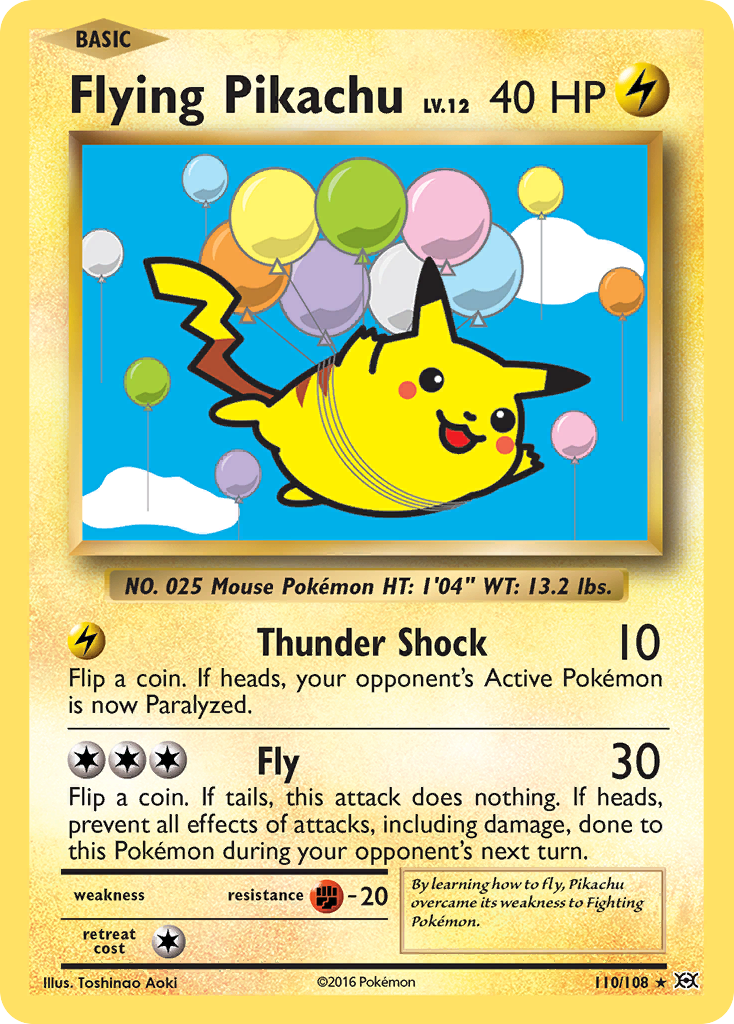 Flying Pikachu (110/108) [XY: Evolutions] | Enigma On Main