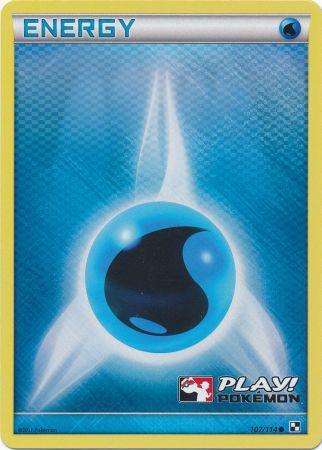 Water Energy (107/114) (Play Pokemon Promo) [Black & White: Base Set] | Enigma On Main