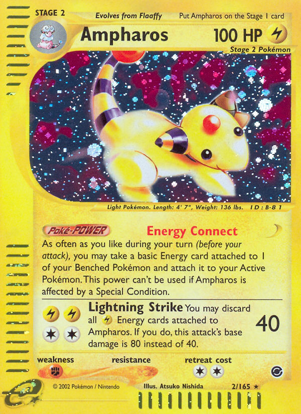 Ampharos (2/165) [Expedition: Base Set] | Enigma On Main