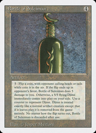 Bottle of Suleiman [Revised Edition] | Enigma On Main