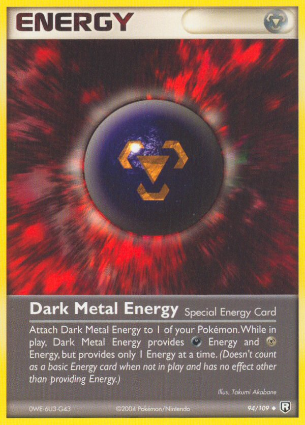 Dark Metal Energy (94/109) [EX: Team Rocket Returns] | Enigma On Main